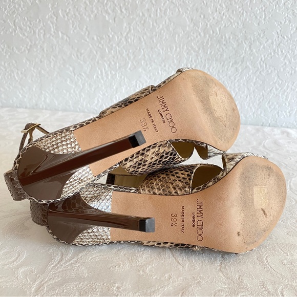 Jimmy Choo Python Sandals - Picture 6 of 9